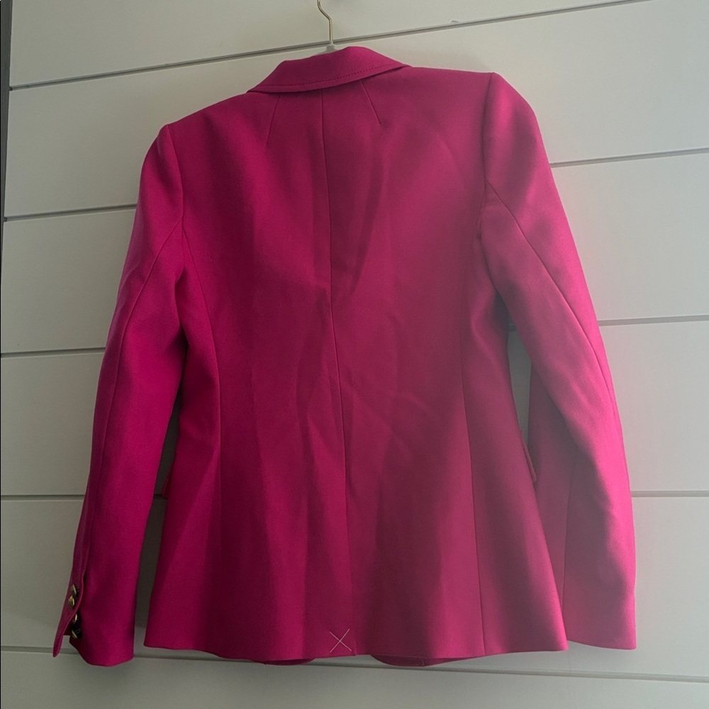 JCrew Rhoades Jacket/Blazer Fuscha Ponk. Sz2 Gorgeous Like New - Picture 10 of 10